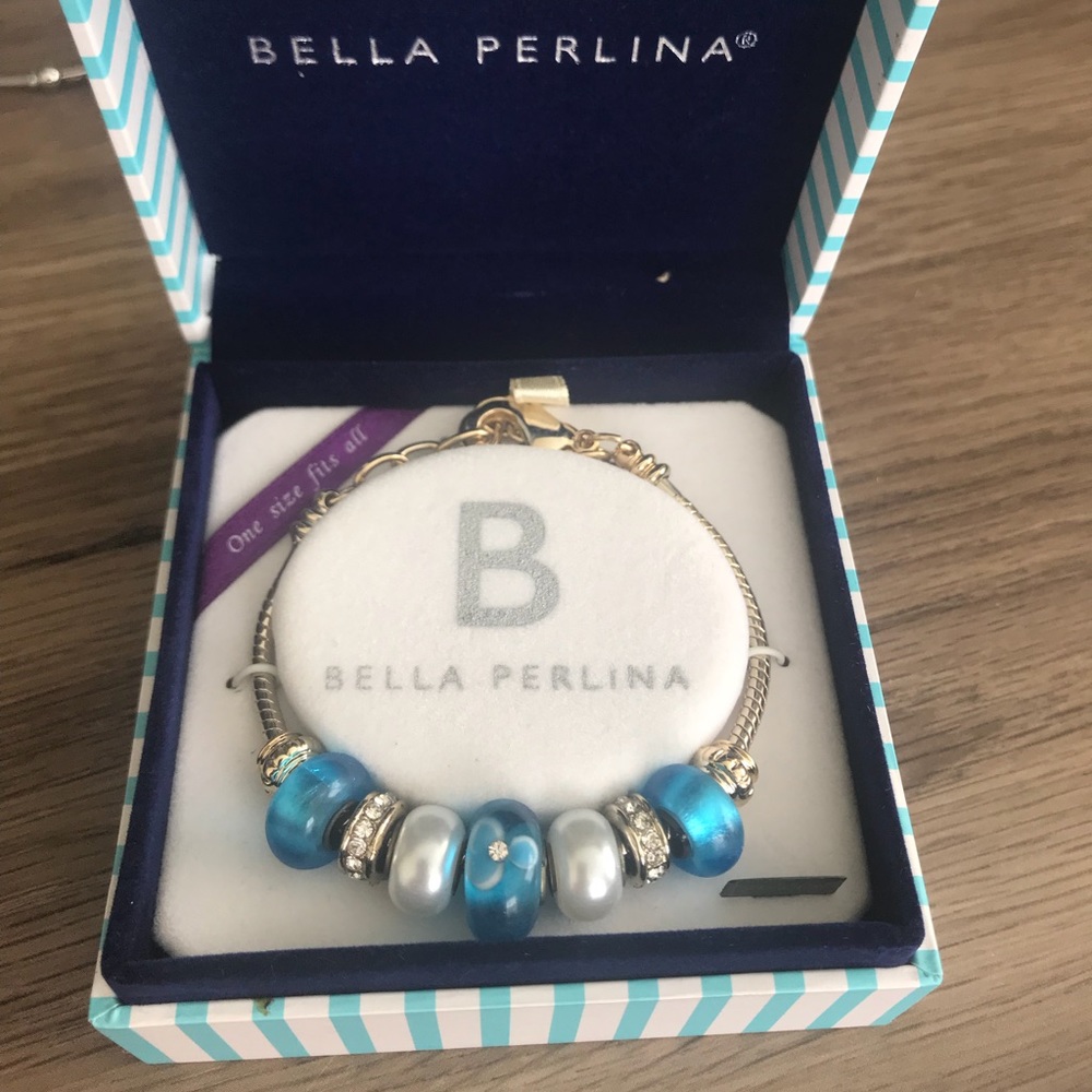 Bead charm bracelet.